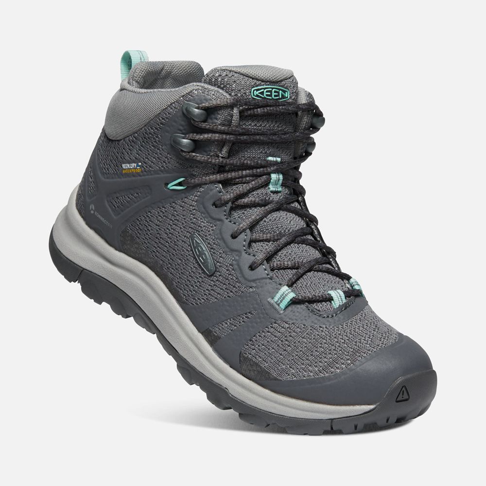 Keen Outdoor Bot Kadın Koyu Gri - Terradora Ii Waterproof - Türkiye EYHJ09125